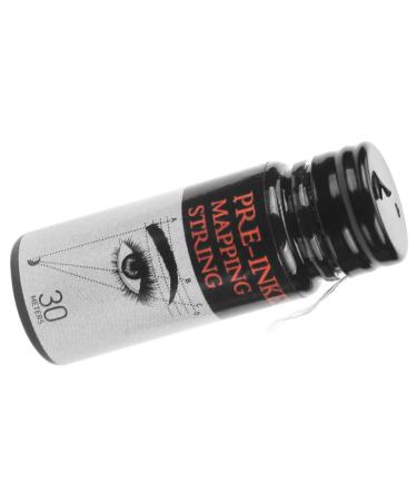 Housoutil Eyebrow Ink Black Line Professional Eyebrow Line Measuring Tool Eyebrow Measure Tool String Bottled