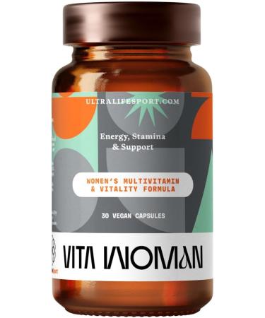 Ultra Life Sport Alpha Nootropic & VITA Woman Multivitamin Bundle Brain & Body Support Memory Focus Mushrooms B Vitamins D3 K2 Vegan Women s Daily Supplement (30 Capsules Each) - Buy Online on GoSupps.com