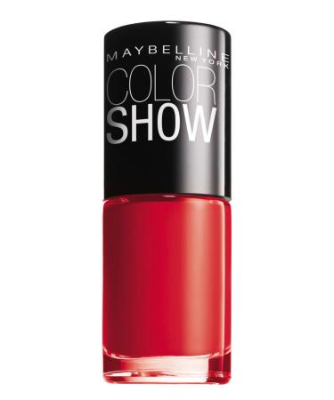 Maybelline New York Color Show Nail Polish Quick Drying 349 Power Red    Pack of 3