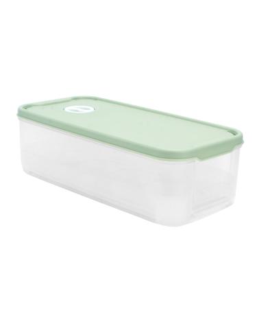 2 pcs Household Tray Multi-layer Preservation Egg Refrigerator Kitchen Container re-usable Light Greenx2pcs 24x11.5cmx2pcs