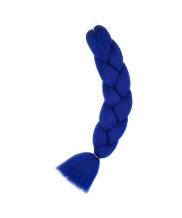 Gairyan Jumbo Braid Extensions - 60cm Ombre Synthetic Braids (Sapphire Blue) - 100g Afro Hair for Box Crochet Braids - 1 Piece - Buy Online on GoSupps.com