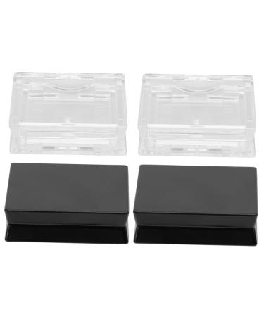 DOITOOL Makeup Pallette 4pcs Box Eye Shadow Box Eyeshadow Cosmetic Cases for Traveling Empty Lipstick Case Organizer Mini
