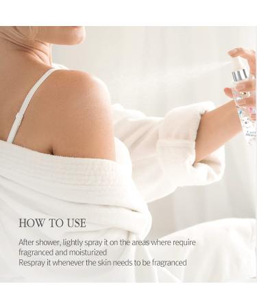 Bouquet Garni Hair & Body Mist White Musk Fragrance - Long-lasting Moisture & Fragrance Mist for Women Low Irritation (Containing Vitamin E Citrus Acid) - 4.9 oz - Buy Online on GoSupps.com