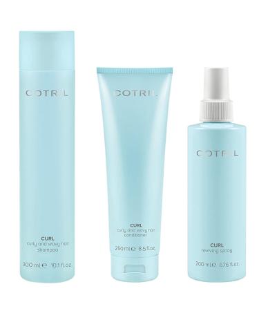 Cotril Set for curls curl shampoo 300 ml + conditioner 250 ml + spray 200 ml