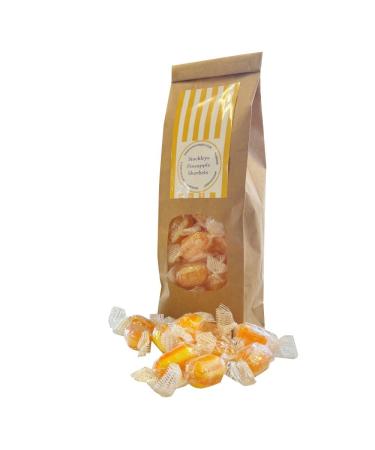 Personalized Customise With Your Own Message or Image 300g Bag of Individually Stockleys Wrapped Sherbet Pineapple Sweets