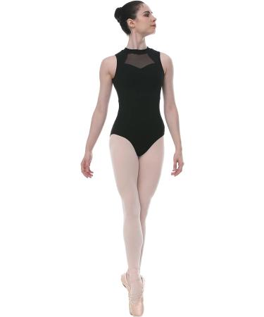 Dance Favourite Mesh Paneled Leotard | O Shape Open Back | Small - 03D0330 - Buy Online on GoSupps.com