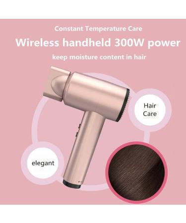 Cordless Hair Dryer Wireless Portable Blow Dryer Fast Charge 5000mAh Rechargeable Battery with Charge Base 3 Hot Wind /3 Cold Wind for Art Painting/Outdoor/Travel Space Gray - Buy Online on GoSupps.com