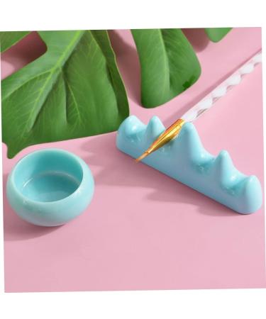 minkissy Manicure Bowl 5 Sets Nail Art Brush Cup Sponge Paint Brush Nail Art Stand Makeup Brush Holders for Vanity Nail Nail Art Pen Holder Paint Brush Holder Nail Stand - Buy Online on GoSupps.com
