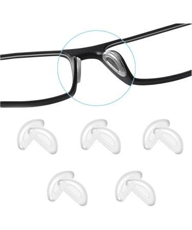 Buy Silicone Anti-Slip Self-Adhesive Nose Pads for Glasses | 5 Pairs Transparent - Best Comfort & Fit - Buy Online on GoSupps.com