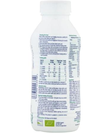 HiPP Organic 1 First Infant Baby Milk 470ml - Ready to Feed Liquid Formula - Buy Online on GoSupps.com