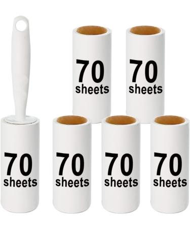 Armo Lint Rollers With 6 x Refills 420 Sheets Lint Roller For Clothes Carpet Bed Pet Hair Dog Hair Cat Hair Dust x 6 Rollers - Buy Online on GoSupps.com