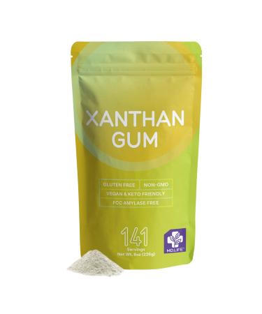 MD. Life Xanthan Gum for Baking Keto - 8 Ounces  100% Natural Xanthan Gum Powder - Keto Friendly & Gluten Free  Carb Free Xanthan Gum for Baking, Food Thickener & Ice Cream Stabilizer 8 Ounce (Pack of 1)