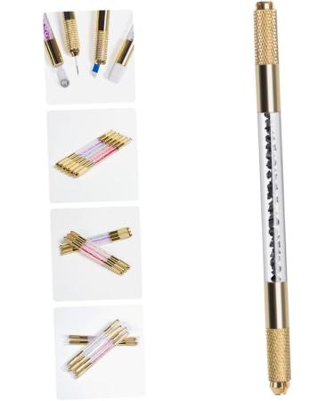 WOFASHPURET Embroidery Pencil Eyebrow Pencil Rhinestone Tool Eye Microblading Tools Eyebrow Microblading Pen 1 count (Pack of 1) Black - Buy Online on GoSupps.com