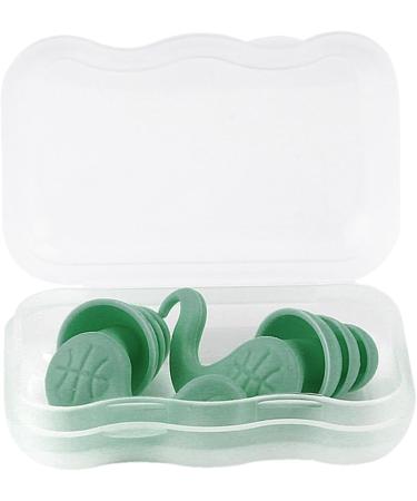 Ear Plugs for Noise Reduction | Horn-Shaped Waterproof Silicone Earplugs - Ergonomic Multifunctional Ear Plugs Portable Ear Plugs for Men & Women Green - Buy Online on GoSupps.com