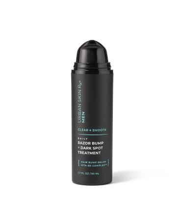 Urban Skin Rx Men Razor Bump & Dark Spot Treatment | Lactic & Glycolic Acid Formula for Blemishes | Niacinamide & Tea Tree Oil | 1.7 Fl Oz - Buy Online on GoSupps.com