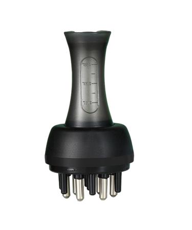 Peigne applicateur de cuir chevelu applicateur d'huile capillaire pour cuir chevelu Applicateur d'huile pour - Applicateur de liquide confortable pour d Noir
