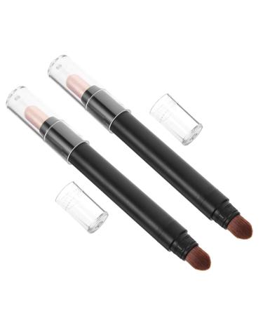 DOITOOL 2pcs Eyeshadow Makeup Brush Make up Brush Eye Makeup Pen Eye Shadow Pencil Applicator Double Head