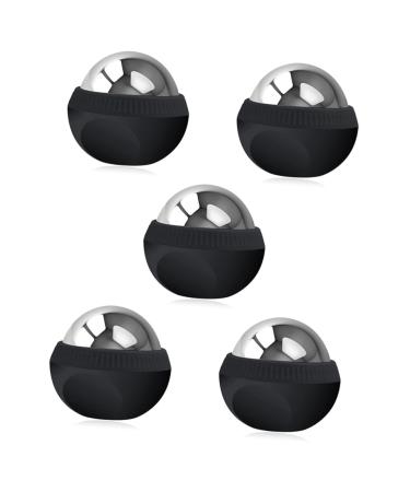 Healvian 5st massage ball made of stainless steel manual massage ball Massage roller made of stainless steel foot massage device Face massage device Sport-relaxing massage cladding household scrollrad tools ABS