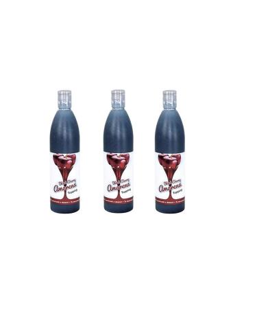 GREAT BRITISH TRADING LIMITED Halta Topping Amarena Set of 3 Black Cherry Sauces 650g for Desserts Cakes Ice Cream