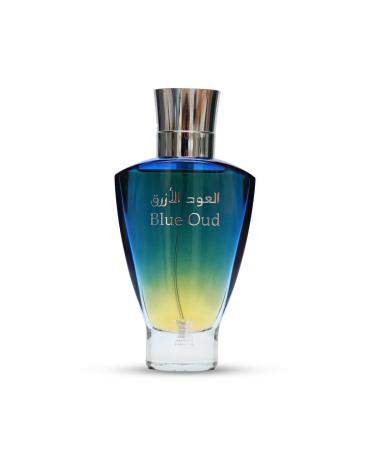 Arabian Oud Blue Oud Gift Set Unisex Eau De Parfum EDP Spray 100 ml (3.4 oz) and a 24 ml Oil blend. (50 ml) 3.4 Fl Oz (Pack of 1)
