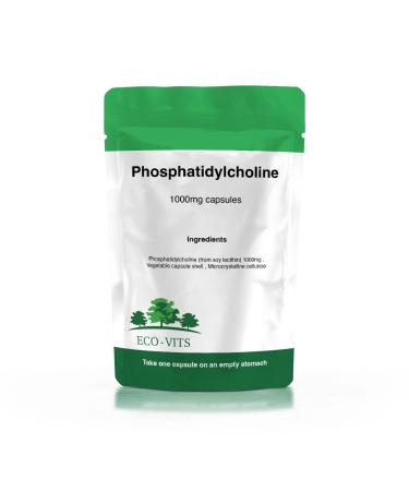 Eco-Vits ECO-VITS PHOSPHATIDYLCHOLINE 120 CAPS (1000MG) Recyclable packaging Sealed pouch