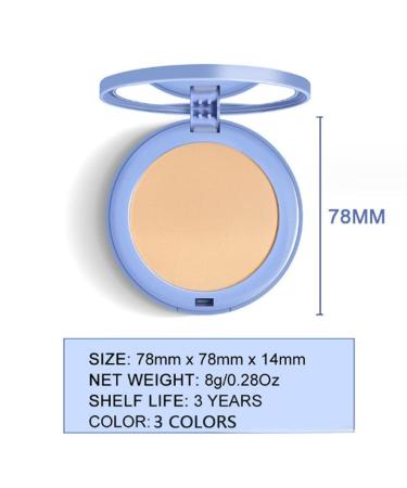 Pressed Matte Face Powder - High Coverage Makeup & Setting Powder for Poreless Finish | Lightweight Shine Control - N.W 10g (01#) - International Shipping Available - Buy Online on GoSupps.com