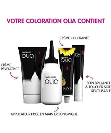  Garnier Garnier Olia Permanent Hair Dye Ammonia-Free Natural Flower Oils Sapphire Black (1.10) - Buy Online on GoSupps.com