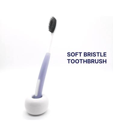 Soft Bristle Toothbrush 2-Pack | Travel-Friendly Manual Toothbrushes in Random Colors - Perfect for On-The-Go Oral Care - Buy Online on GoSupps.com