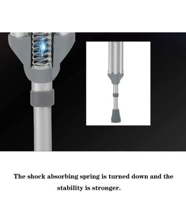 LINYUES Crutches for Adults Underarm Walking Stick Lightweight Height Adjustable Medical Great for Travel or Work A Ett par Medium - Buy Online on GoSupps.com