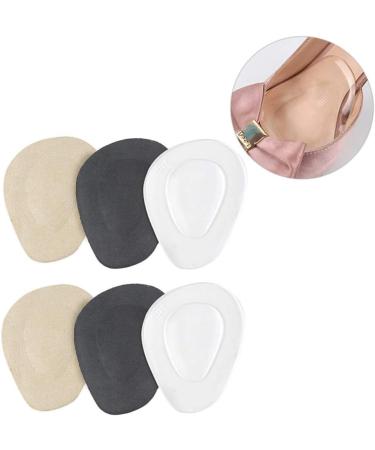 3 Pairs Forefoot Gel Pad High Heel Non Inserts Block Heels for Women Dressy Woman Thicken Half Pad - Buy Online on GoSupps.com