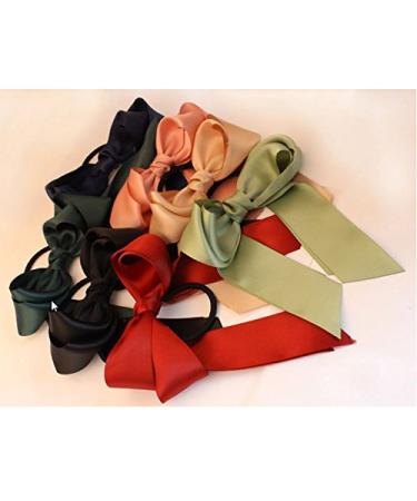Miya Cute Girls Hair Tie - Elegant Black Lace Satin Bow Hairband | High-Quality Hair Accessory - Buy Online on GoSupps.com