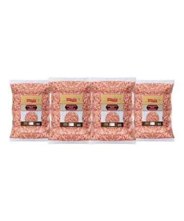 Okhli Musal Brand Feng Shui Lahori Sendha Pink Crystals Salt Unrefined | Impurity Free Negative Energy Cleanser | Optically Sorted | Natural Pink Rock Salt | Use for Vastu Dosh Remedy-100GM*4Pack