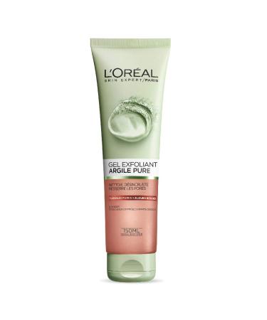 L'Oreal Paris Skincare Pure-Clay Facial Cleanser with Red Algae for Rough and Clogged Pores to Exfoliate and Refine  4.4 fl  oz.