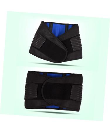 Buy NOLITOY Breathable Adjustable Waist Support Belt | XXL Black Lumbar Support for Back Pain Relief - International Shipping Available - Buy Online on GoSupps.com