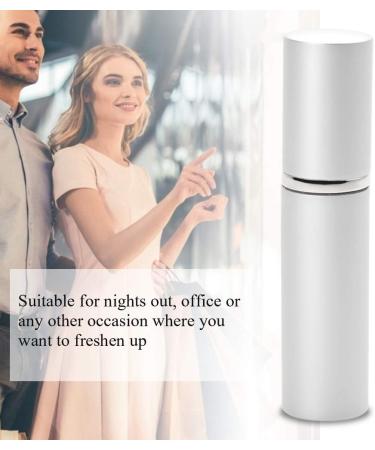 Refillable Perfume Bottle Portable Pump Lotion Atomizer with 6 Colors Ideal for Storing Liquid Substances (Silver) - Buy Online on GoSupps.com