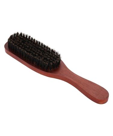 Men's Fashionable Brush Professional Facial Synthetic Hair + Wood Beard Brush Mustache Cleaning Barber Salon Appliance Tool