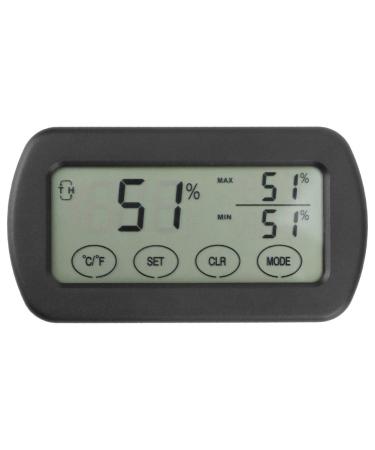 Tyenaza Electronic thermometer LCD Touch Hygrothermographer Thermometer Hygrometer Hygrometer electronic interior temperature moisture measuring device Thermometer detector