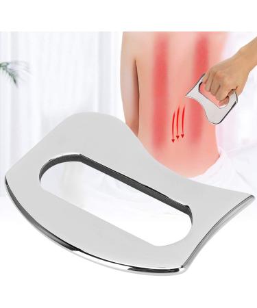 Verdant Touch Stainless Steel Gua Sha Tool for Body Massage & Acupuncture - Premium Massage Scraping Board - Buy Online on GoSupps.com