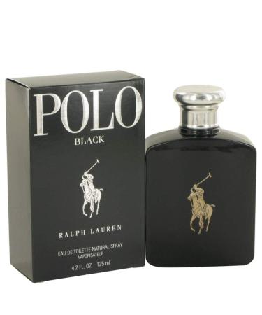 Polo Black by Ralph Lauren Men's 4.2oz EDT Spray - Long Lasting Fragrance - Buy Online on GoSupps.com