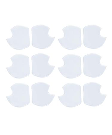 6 Pairs Foot Cushions Reduce Pain High Heel Cushion Inserts Clear Professional Reusable Metatarsal Pads for Women Men