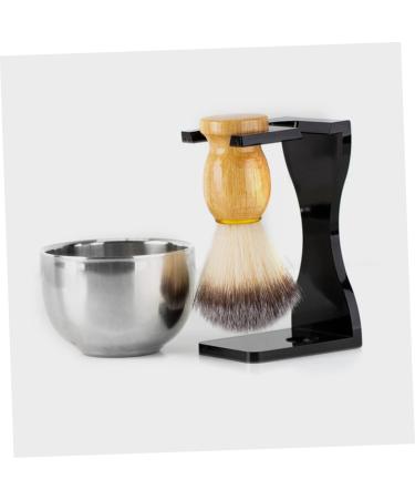 Beavorty 2 Sets Raziet Friseur Hair Removal Brush - Professional Razor Brush Stand & Bowl for Salon Shaving - Acrylic Man Oil Head & Hair Clip - Buy Online on GoSupps.com