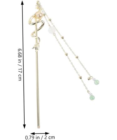 FRCOLOR Zodiac Dragon Hairpin Hair Pins Hemfu Hair Rod Chignon Hair Pin Hair Sticks for Long Hair Women Hair Pin Hair Bun Holder Chopsticks Vintage Miss Metal - Buy Online on GoSupps.com