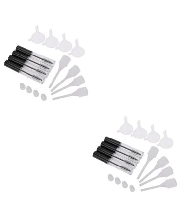 Didiseaon 8 Pcs Eyelash Brush Tube Lash Wand Toiletry Containers Mascara Tube with Funnel oil Cosmetic
