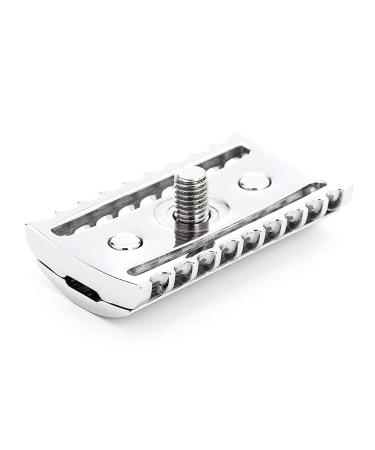 MأœHLE R41 Double Edge Safety Razor - Premium Open Comb for Smooth Shaves | BlackChrome Finish - Buy Online on GoSupps.com