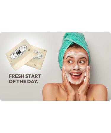 4pcs Handmade Rice Milk Soap Bar Set - Nourishing Coconut Oil Collagen & Vitamin E - Ideal for Hand Body & Face - 65g Each - Made in Thailand - Buy Online on GoSupps.com