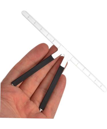 Didiseaon 1pc Steel Eyebrows Three-point Measuring Kit Balance Reusable Stencil Makeup Ruler Stainless - Buy Online on GoSupps.com