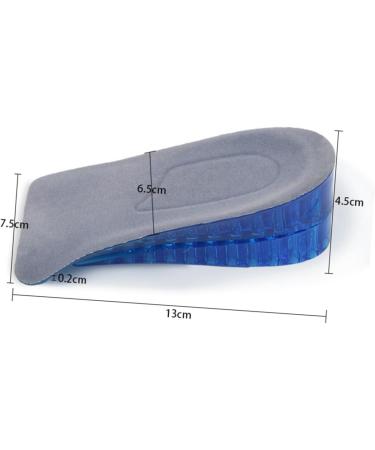 FRCOLOR Invisible Heel Pad - Silicone Height Lift Insoles for Comfortable Shoes | Unisex Honeycomb Shoe Inserts - Buy Online on GoSupps.com