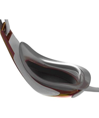 Speedo Unisex Fastskin Hyper Elite Goggles - White/Oxide Grey/Rose Gold | One Size - International Shipping Available - Buy Online on GoSupps.com