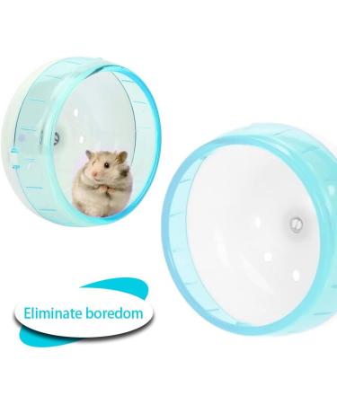 Silent Hamster Wheel Small Animal Activity Toy Pets Running Sports Exercise Wheel for Small Animal Hamster 12cm in Diameter - Buy Online on GoSupps.com