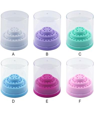 Dajidafu Safe And Hygienic Nail Drill Grinding Bit Holder Box For Clean And Sanitary PP 48 Holes Nail Drill Bits Holder Easy green - Buy Online on GoSupps.com